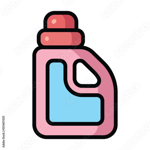 Simple Detergent colorful icon. The icon can be used for websites, print templates, presentation templates, illustrations, etc	
