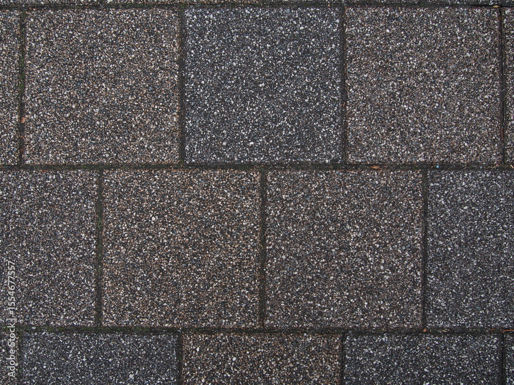 Naklejka premium 正方形の灰色の石畳のテクスチャ