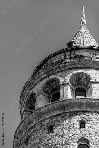 The Galata Tower in Istanbul, Turkey