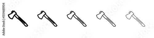 ax tool icon flat simple outline logo