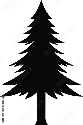 Pine Tree silhouette icon