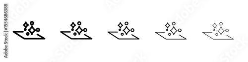 clean surface icon flat simple outline logo