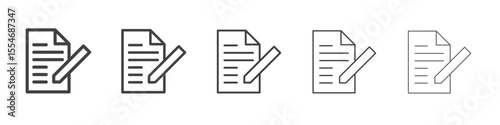 Compose icon flat simple outline logo