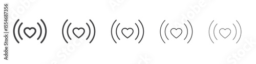 Concern icon flat simple outline logo