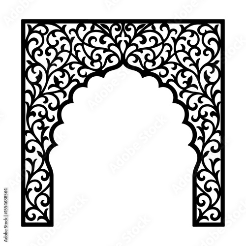 silhouette of a gate