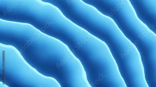 Abstract Waves in Deep Blue: An abstract and inviting depiction of smooth, flowing wave patterns in a captivating deep blue hue, evoking tranquility and a sense of fluid motion.