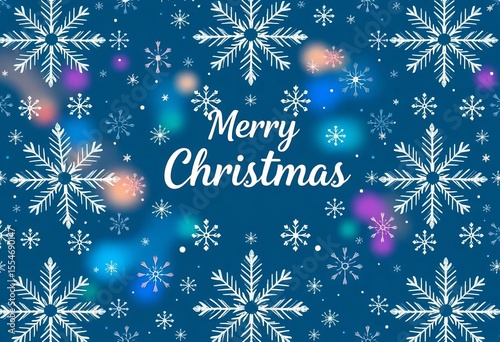 Abstract winter snowflake pattern; merry Christmas and New Year seamless background,  vector,  red