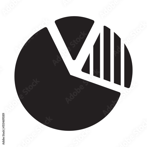 Statistics Vector Icon which can easily modify or edit