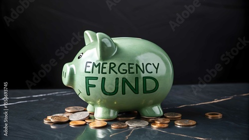 Emergency fund piggy bank savings financial planning tips