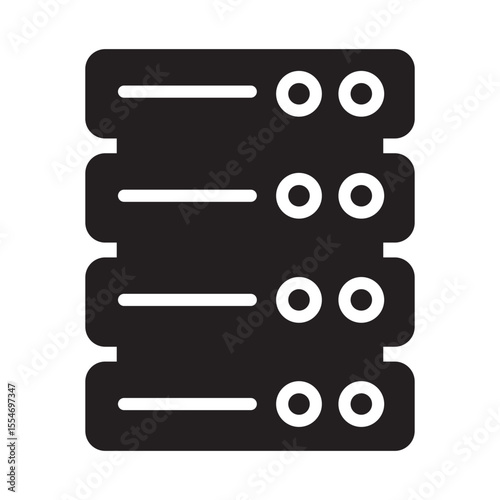 database Vector Icon which can easily modify or edit