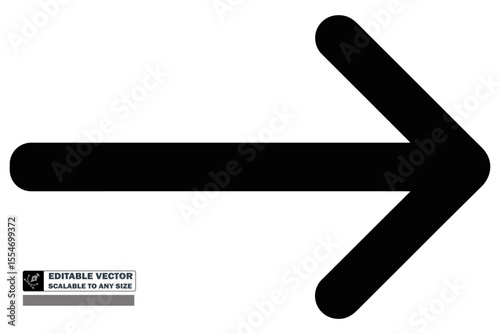 A minimalistic black and white image of a triple lined arrow pointing towards the right direction side