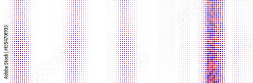 Abstract colorful halftone texture dots pattern. vector