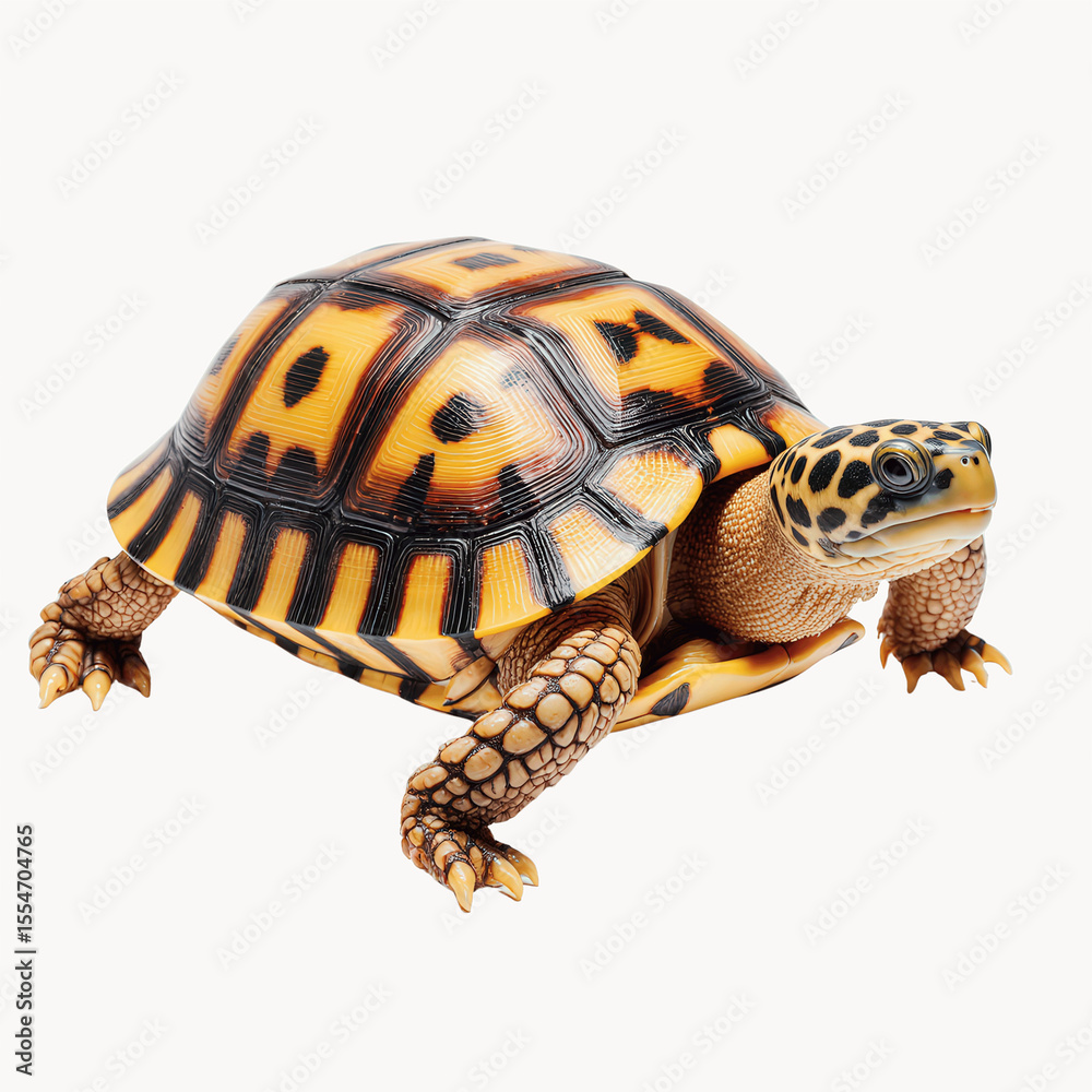 Fototapeta premium Three-toed Box Turtle Close Up