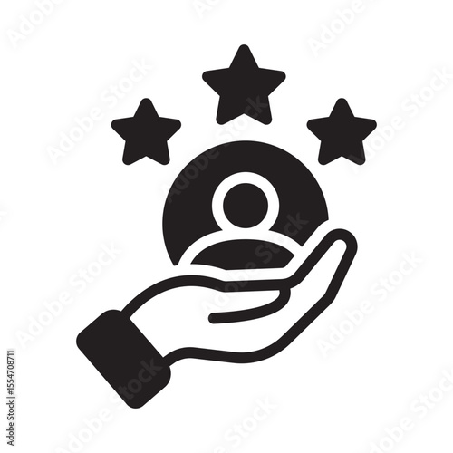 Loyal customer Vector Icon which can easily modify or edit