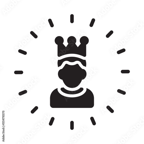 Self esteem Vector Icon which can easily modify or edit