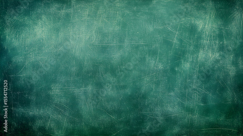 Teal Green Scratched Texture Background Blank Surface