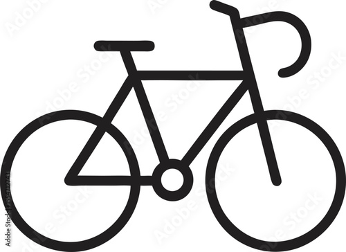Bicycle Icon: Simple and Clean Design