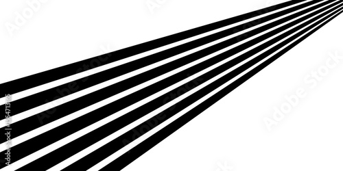 Perspective 3d, geometric line with 3d dimensional effect