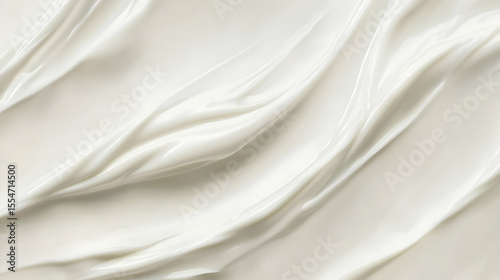 Creamy white texture swirls smooth luxurious background
