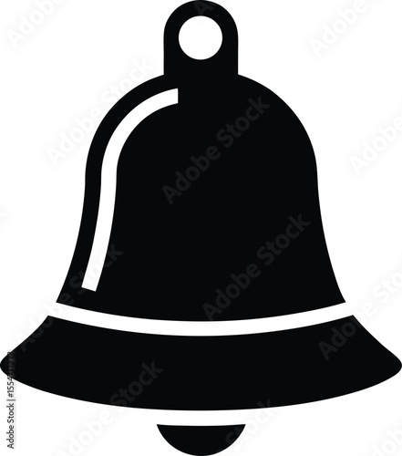 Hanging Bell Shape Solid Icon