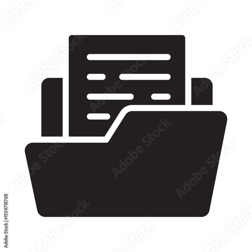 Data storage Vector Icon which can easily modify or edit
