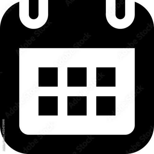 Calendar Icon Vector Date Schedule Time Planning Organizer Symbol