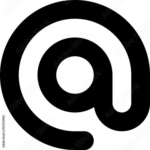 At Symbol Email Address Vector Icon