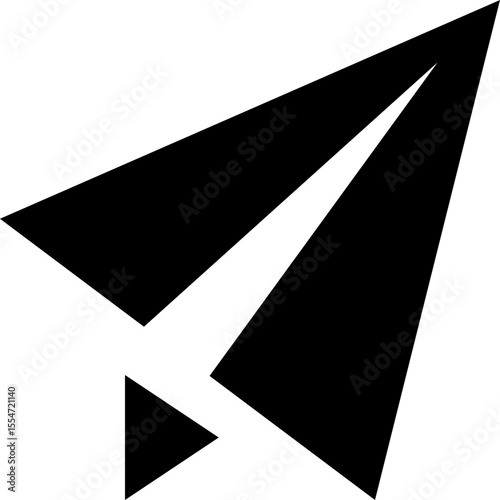 Paper Plane Send Message Share Arrow Navigation Direction Icon Vector