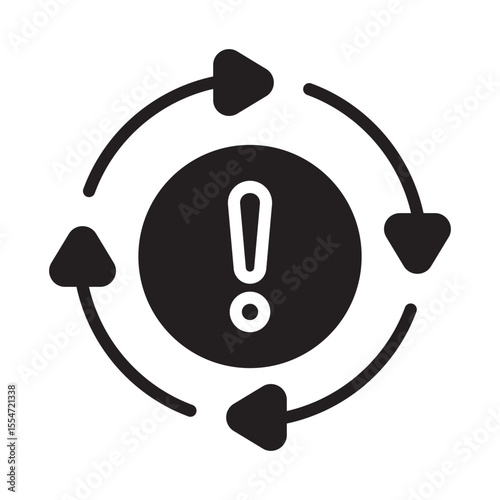 Information processing Vector Icon which can easily modify or edit