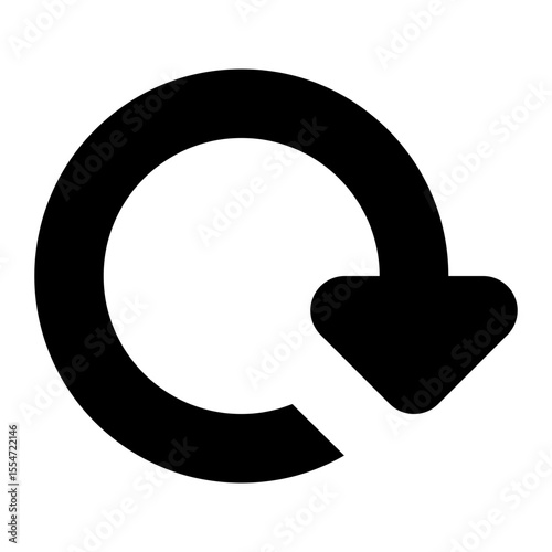Download Circle Arrow Save File Icon Vector