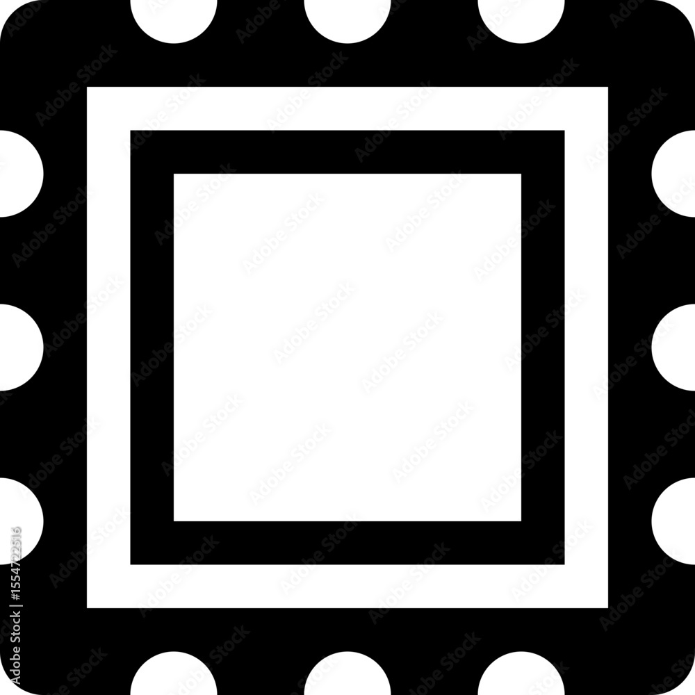 Film Frame Icon Vector - Movie Cinema Symbol for Media Design Film Frame Icon Vector - Movie Cinema Symbol for Media Design