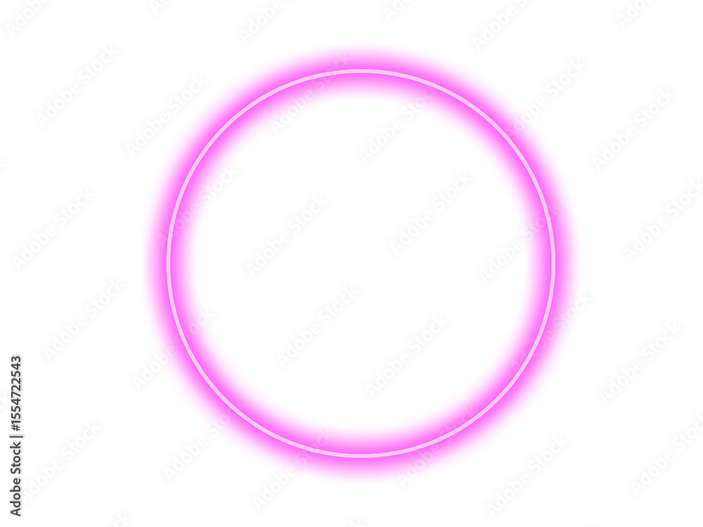 Geometric abstract design with concentric circles and square frame in pink and magenta isolated on transparent background Geometric abstract design with concentric circles and square frame in pink and magenta isolated on transparent background
