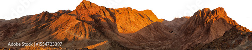 Amazing Sunrise at Sinai Mountain, Beautiful dawn in Egypt, Beautiful view from the mountain
