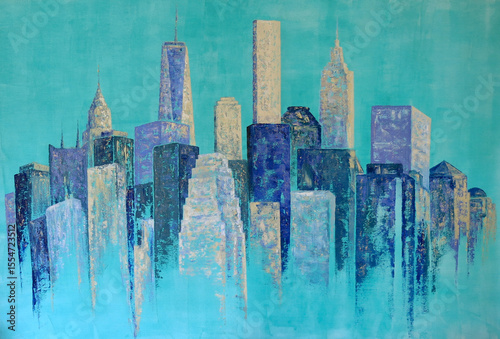 New York City Abstract Painting