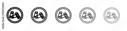 Popiah icon flat simple outline logo