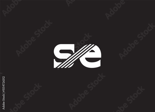 SE Letter Logo – Modern and Clean Monogram Branding Design

