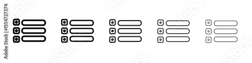 Priority icon flat simple outline logo