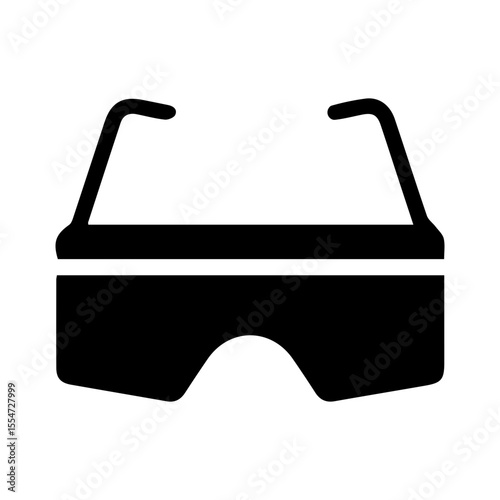 3d Glasses glyph Icon