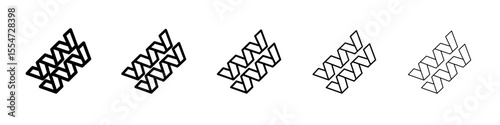 Protein icon flat simple outline logo