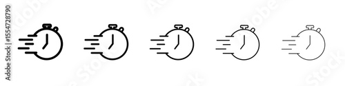 quick response icon flat simple outline logo