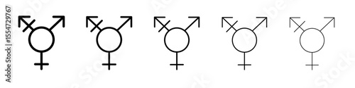 Rainbow LGBT flag icon flat simple outline logo