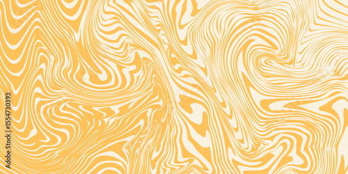 Groovy hippie 70s backgrounds. Twisted and distorted vector texture in trendy retro psychedelic style. Waves, swirl, swirl pattern.