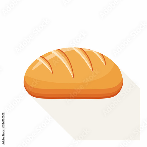 Delicious Crusty Loaf of Bread Freshly Baked Artisan Bread