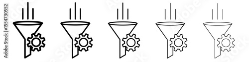 refinement icon flat simple outline logo