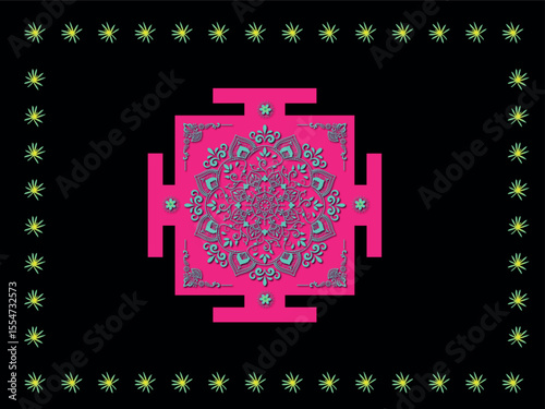 sacred geometry, sri yantra, flower of life, mandala design