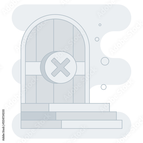 403 Forbidden Access  Empty States Illustration