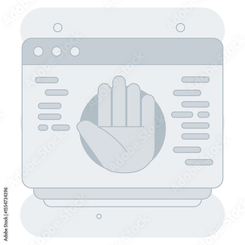 403 Forbidden Access  Empty States Illustration