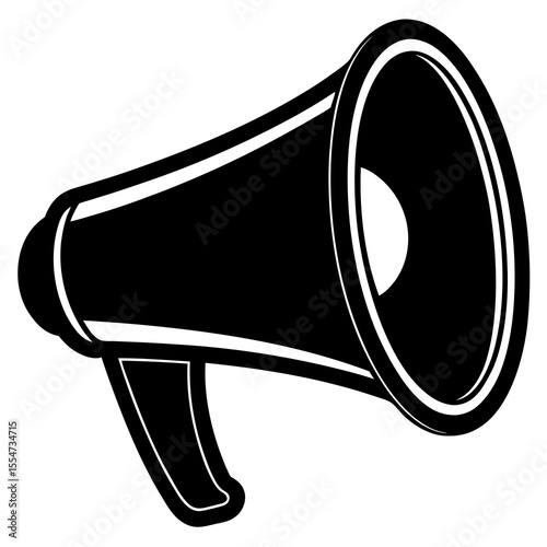 vector illustration of megaphone