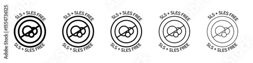 Sls, sles free icon flat simple outline logo