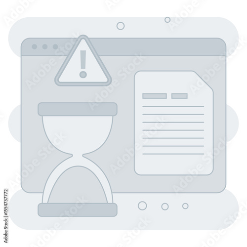 408 request timeout  Empty States Illustration